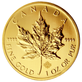2023 Canadian Gold Maple Leaf, 1 Troy ounce (IRA Approved)