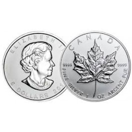 2023 Canadian Silver Maple Leaf coins  Roll of 25 - 1 Troy oz