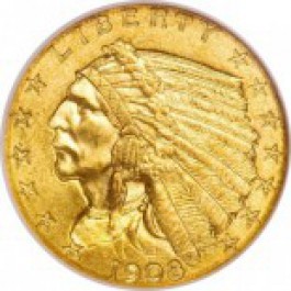 $2.50 Indian Head MS63 (Random Dates)
