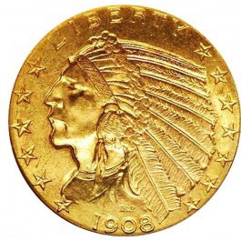 $5.00 Indian Head Coin MS63 (Random Dates)