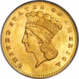 Type III Gold Dollar MS62 (Random Dates)