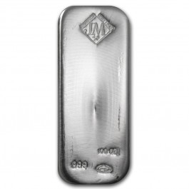 Premium 100 oz .999 Fine Silver Bar JM (Example)