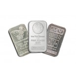 Silver Bar 1 oz Name Brand .999 Fine - 10 Bar Minimum 
