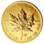 2023 Canadian Gold Maple Leaf, 1 Troy ounce (IRA Approved)
