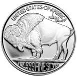 .999 Silver Round - 1 oz Buffalo (20 Oz Minimum)