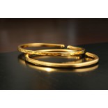 1 OZ Pure Gold Bracelet — Polished