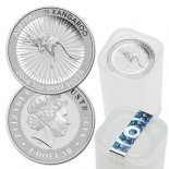 Australian Silver Kangaroo Coins - Random Year - Tube of 25