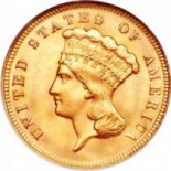 $3.00 Liberty Head Coin MS62 (Random Dates)