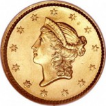 Type I Gold Dollar MS64 (Random Dates)